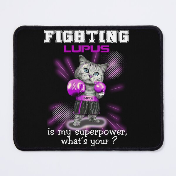 Item preview, Funny Cat Fighting Lupus Is My Superpower What's Your designed and sold by Kohend.