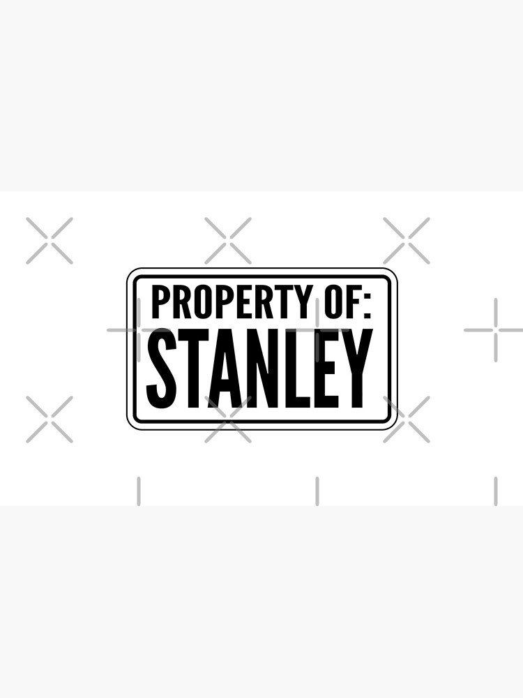 The Stanley Parable Bucket Sticker Property of Stanley Sticker by 0Davgi0