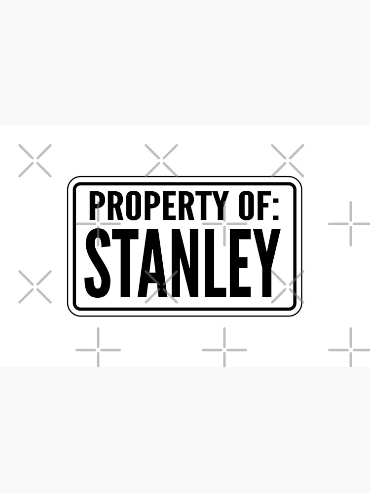 The Stanley Parable Bucket Sticker Property of Stanley Sticker by 0Davgi0