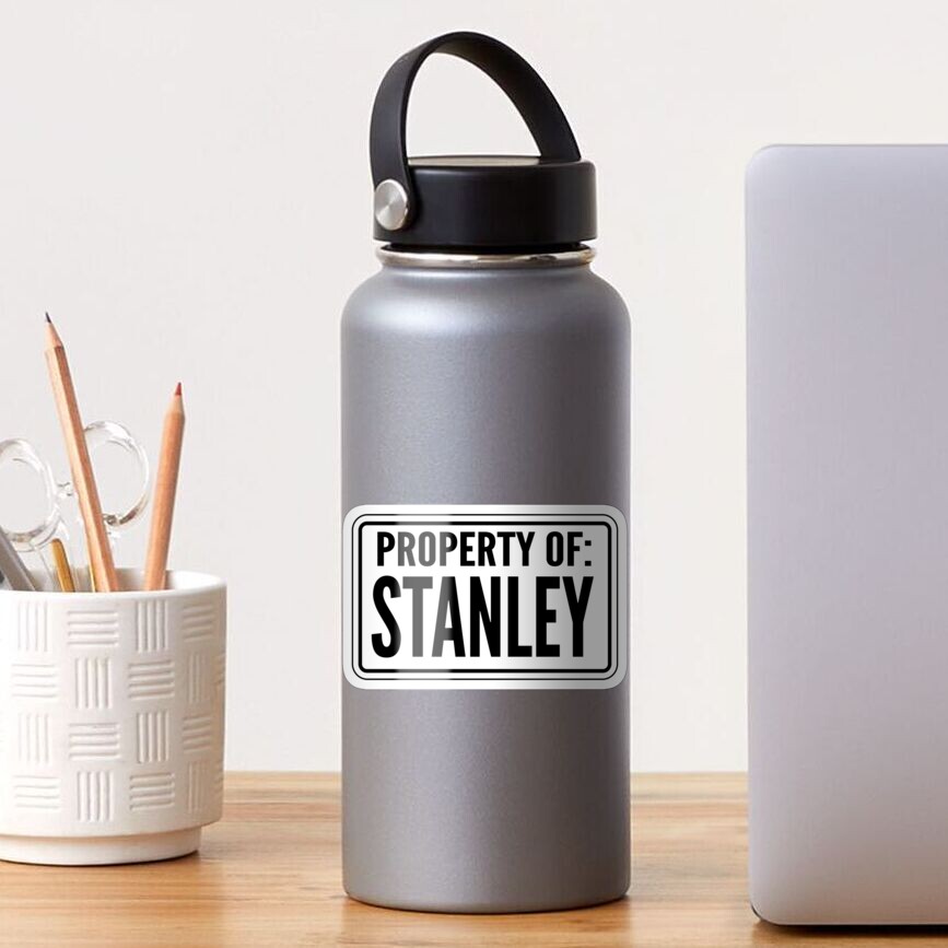 Stanley Parable Ultra Deluxe Bucket and Property of Stanley Sticker Sheet  6 × 4