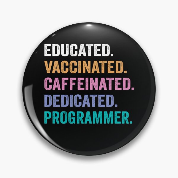 Artikelvorschau, Gebildetes, geimpftes, koffeinhaltiges, engagiertes Programmierer-Shirt, lustiges Programmierer-Weihnachtsgeschenk entworfen und verkauft von xlnv.