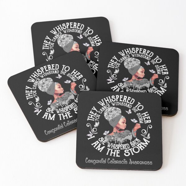 Item preview, Black Girl Fighter Strong I Am The Storm Congenital Cataracts Awareness designed and sold by Mnrshirley.