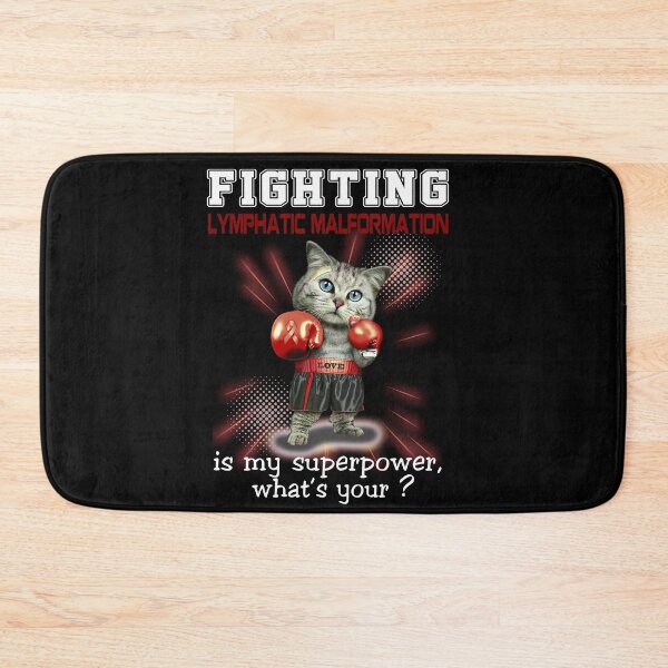 Item preview, Funny Cat Fighting Lymphatic Malformation Is My Superpower What's Your designed and sold by Kohend.