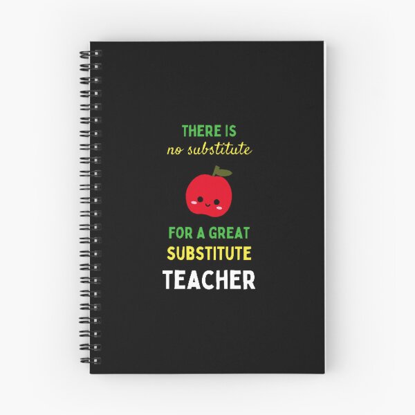 Item preview, There Is No Substitute For Great Substitute Teacher The Best Teacher Apple Design designed and sold by BestTeacher.