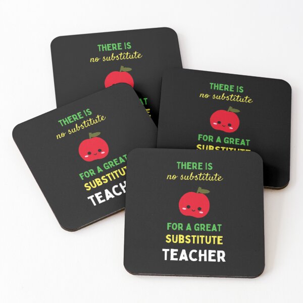 Item preview, There Is No Substitute For Great Substitute Teacher The Best Teacher Apple Design designed and sold by BestTeacher.