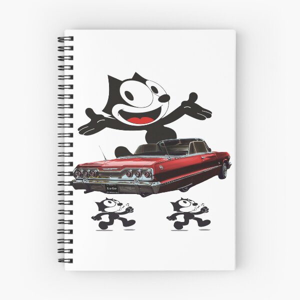 Item preview, Classic Red Lowrider with Black Cat designed and sold by Tricky1369.