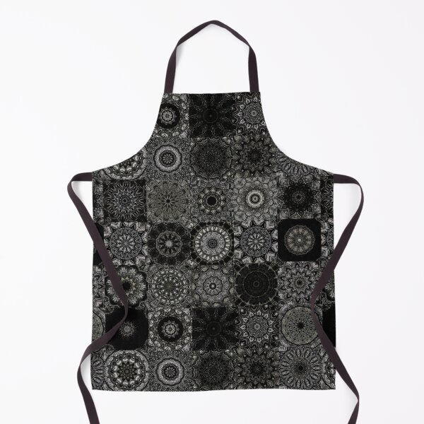 Item preview, Black white and grey quilted geometric floral pattern designed and sold by Coexist In Tee's .
