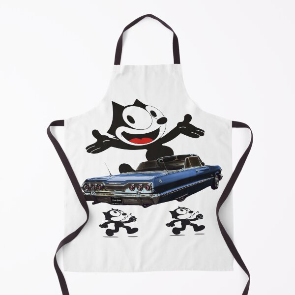 Item preview, Classic Blue Lowrider with Black Cat designed and sold by Tricky1369.