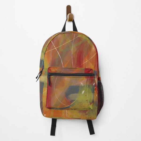 Item preview, Abstract red and orange forest designed and sold by Artistestella.