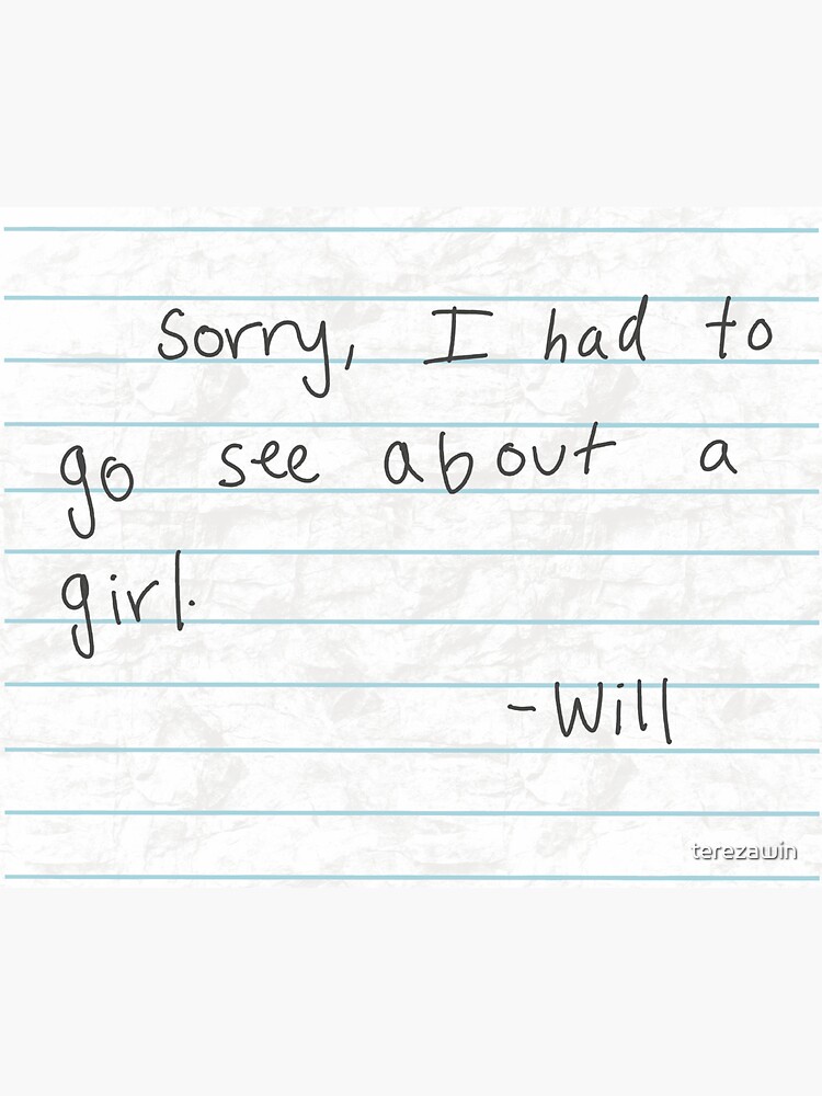 Thumbnail 3 of 3, Sticker, Good Will Hunting designed and sold by terezawin.