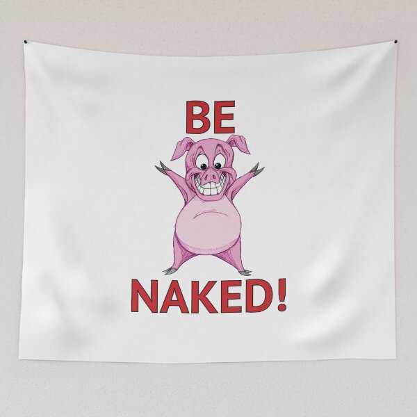 Item preview, Be Naked! designed and sold by wickedcartoons.