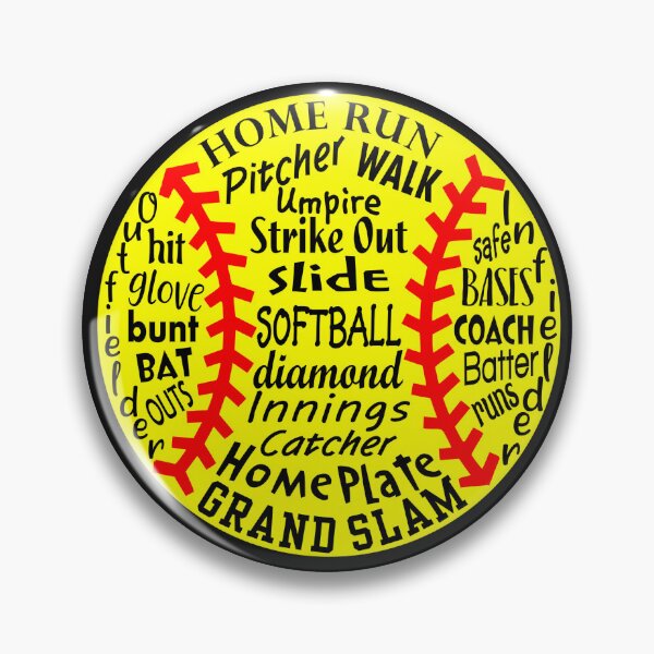 Item preview, Softball Inspiration With Words designed and sold by RhondaCav.