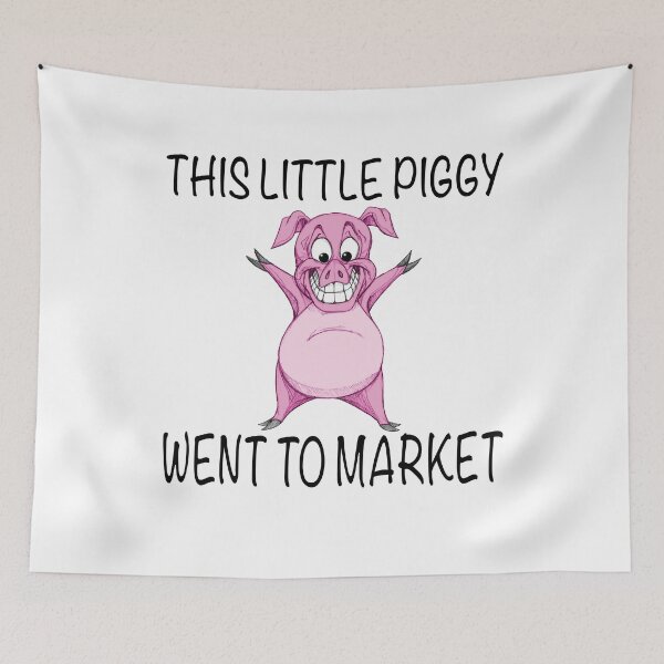 Item preview, This Little Piggy Went To Market. designed and sold by wickedcartoons.