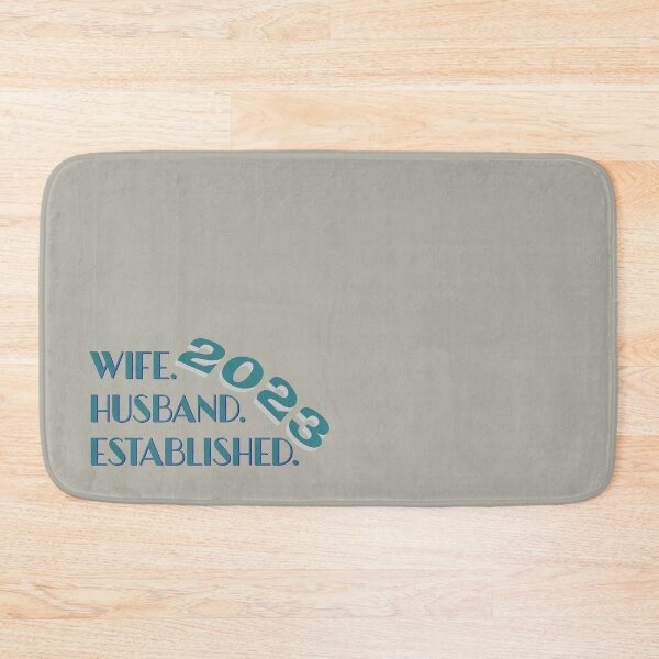 Item preview, This WIFE. HUSBAND.ESTABLISHED 2023 design is the perfect wedding gift, shower gift, after wedding gift for the bride and groom of 2022.  designed and sold by tranquilbeach.