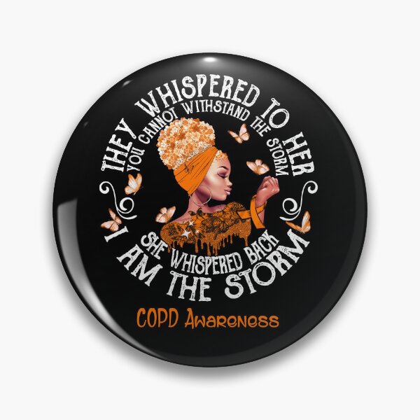 Item preview, Black Girl Fighter Strong I Am The Storm COPD Awareness designed and sold by Mnrshirley.