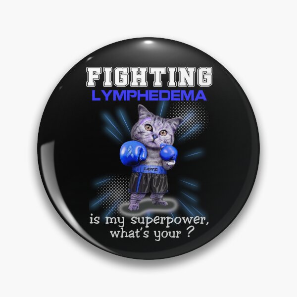 Item preview, Funny Cat Fighting Lymphedema Is My Superpower What's Your designed and sold by Kohend.