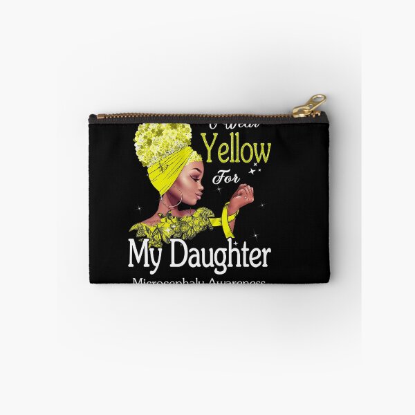 Item preview, Microcephaly Awareness Black Girl I Wear Yellow For My Daughter designed and sold by tenjun16.