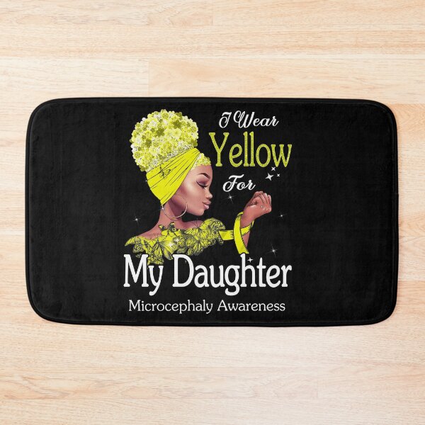 Item preview, Microcephaly Awareness Black Girl I Wear Yellow For My Daughter designed and sold by tenjun16.