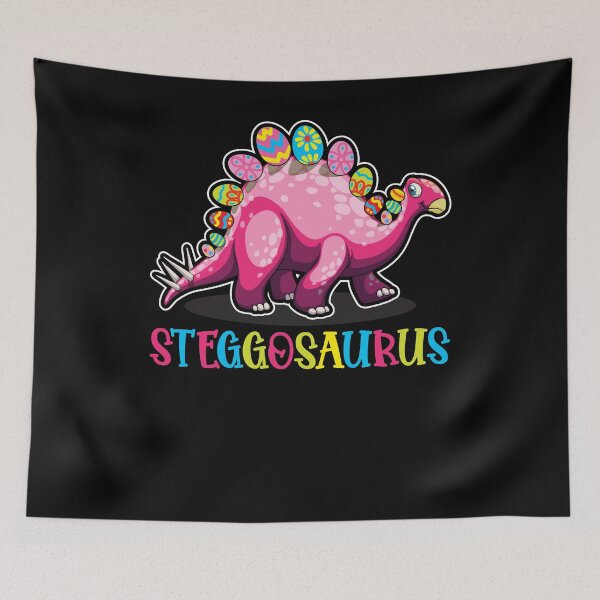 Item preview, Stegosaurus Bunny Ears Egg Easter Day Dinosaur Dino designed and sold by Dressed For  Duty.