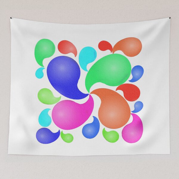 Item preview, Colorful water droplets designed and sold by Shirley cute art .
