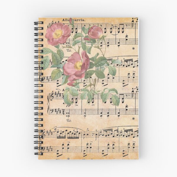 Item preview, Antique Floral Sheet Music Design for Music Lovers designed and sold by Jaydee001.