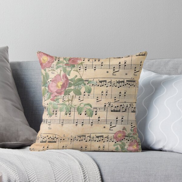 Item preview, Antique Floral Sheet Music Design for Music Lovers designed and sold by Jaydee001.