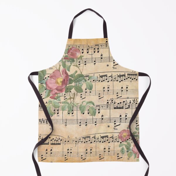 Item preview, Antique Floral Sheet Music Design for Music Lovers designed and sold by Jaydee001.