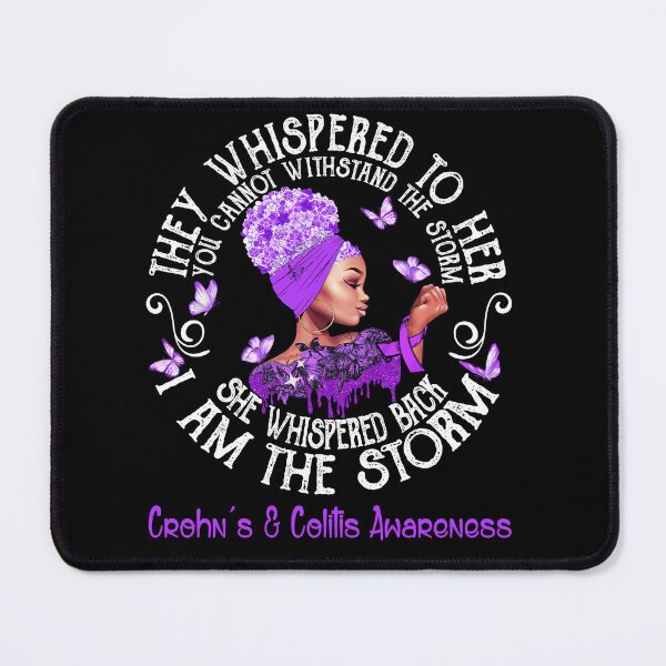 Item preview, Black Girl Fighter Strong I Am The Storm Crohn's & Colitis Awareness designed and sold by Mnrshirley.