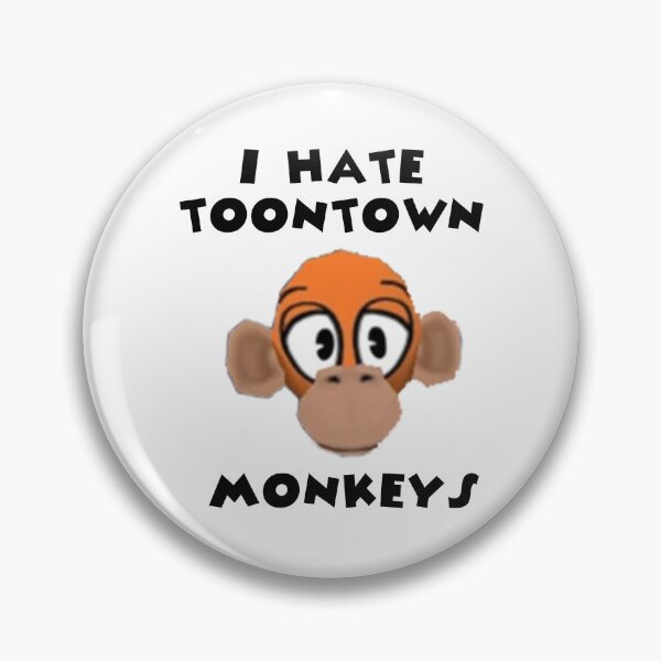 Item preview, I Hate Toontown Monkeys designed and sold by TooningAround.