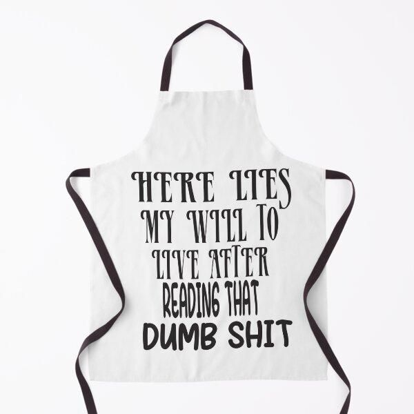 Item preview, Here Lies My Will To Live After Reading That Dumb Shit designed and sold by ASSOUKI9.