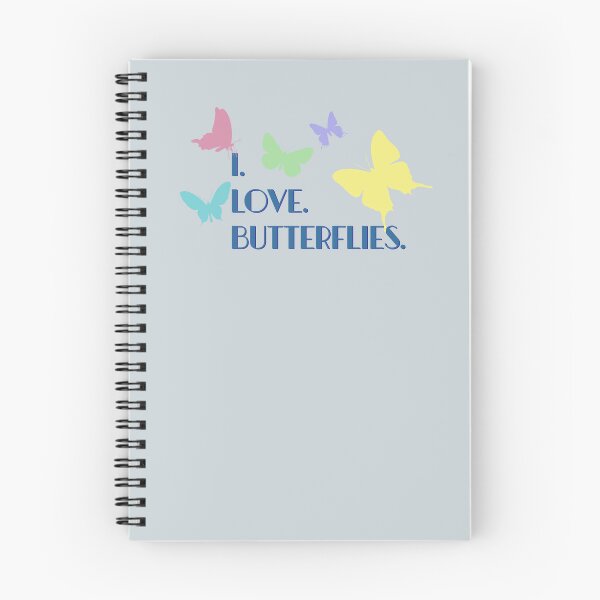 Item preview, I Love Butterflies attitude shows in this cute colorful butterfly design for women, teens, kids, for picnics, summer vacation, sleep shirts, field trips and kids clothes.  designed and sold by tranquilbeach.