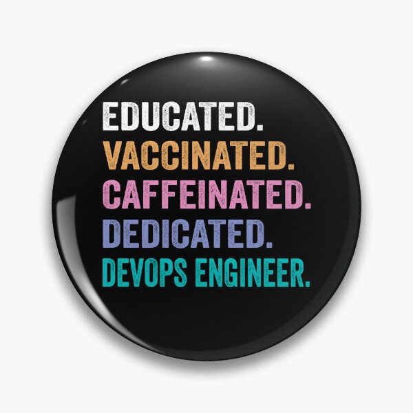 Item preview, Educated Vaccinated Caffeinated Dedicated Devops engineer shirt, Funny Devops engineer Christmas Gift designed and sold by xlnv.