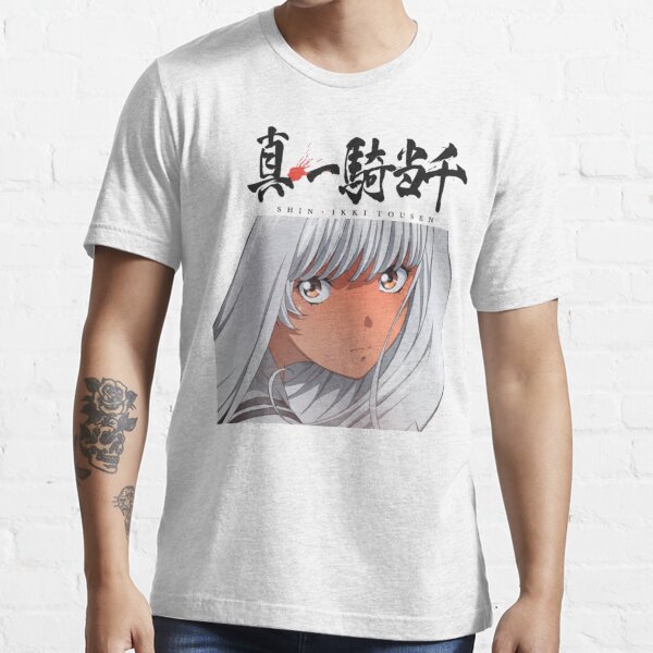 Shin Ikkitousen - Unchou Kan'u Full Graphic T-shirt White (S Size)