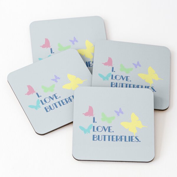 Item preview, I Love Butterflies attitude shows in this cute colorful butterfly design for women, teens, kids, for picnics, summer vacation, sleep shirts, field trips and kids clothes.  designed and sold by tranquilbeach.