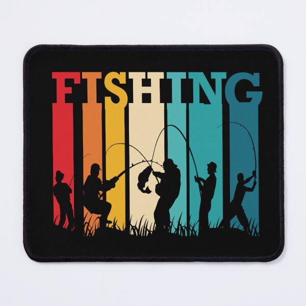 Item preview, FISHING RETRO SUNSET  designed and sold by DiscoVibes.