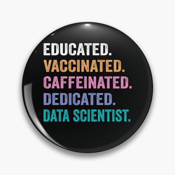 Item preview, Educated Vaccinated Caffeinated Dedicated Data scientist shirt, Funny Data scientist Christmas Gift designed and sold by xlnv.