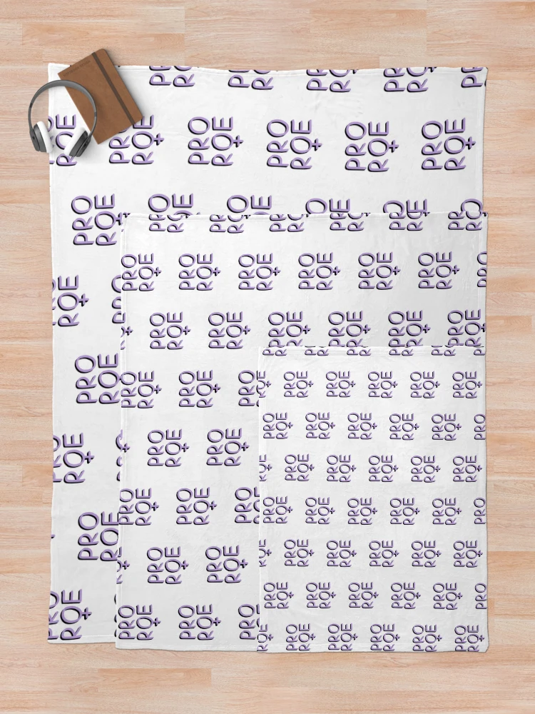 Thumbnail 5 of 6, Throw Blanket, Pro Roe - Defend Roe v Wade - Pro Choice designed and sold by Absolute-Garlic.