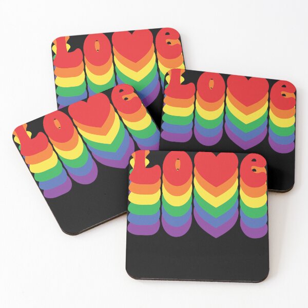 Item preview, Gay-Pride Retro Love designed and sold by OliviaGbyKyro.