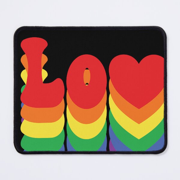 Item preview, Gay-Pride Retro Love designed and sold by OliviaGbyKyro.