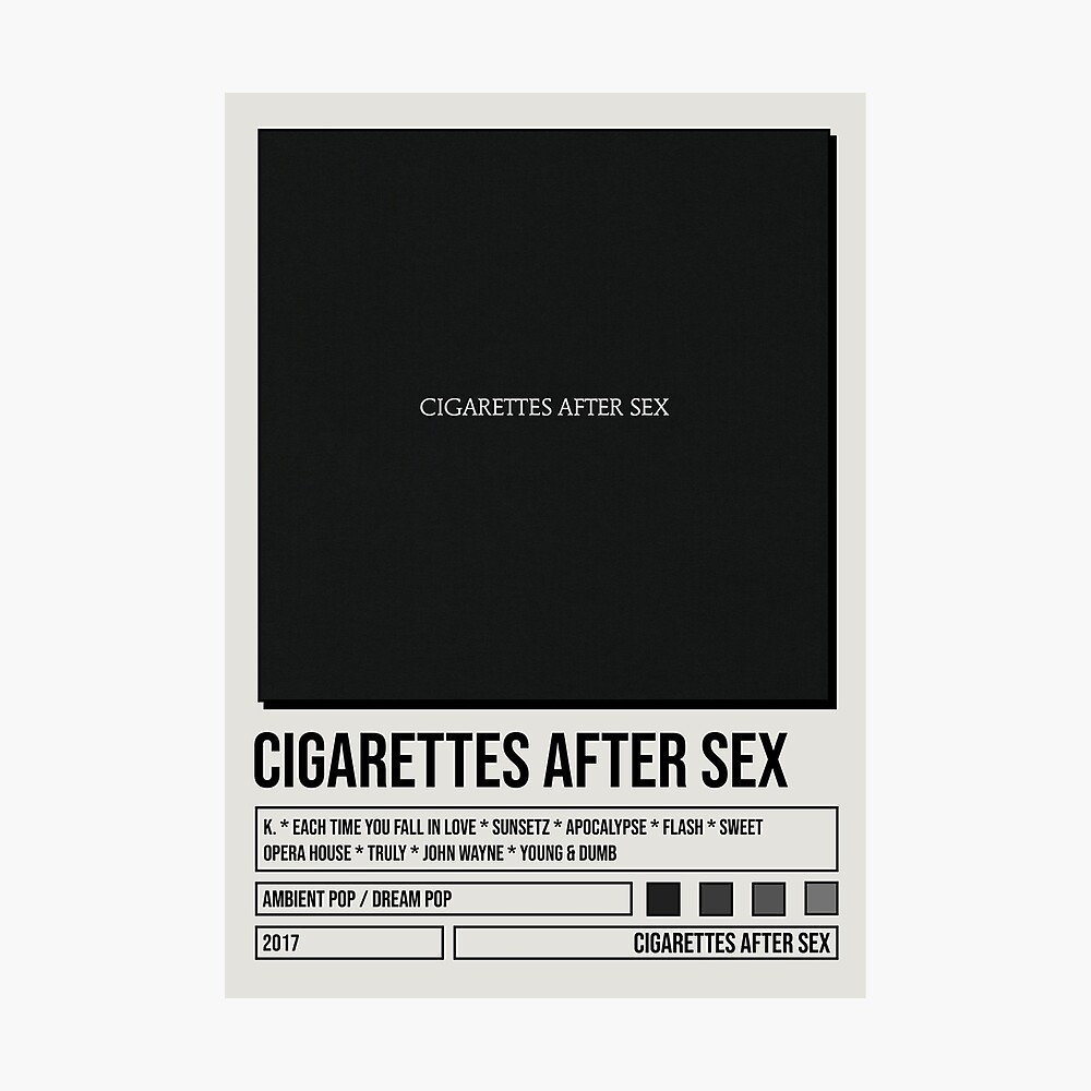 Cigarettes After Sex Self-Titled album poster