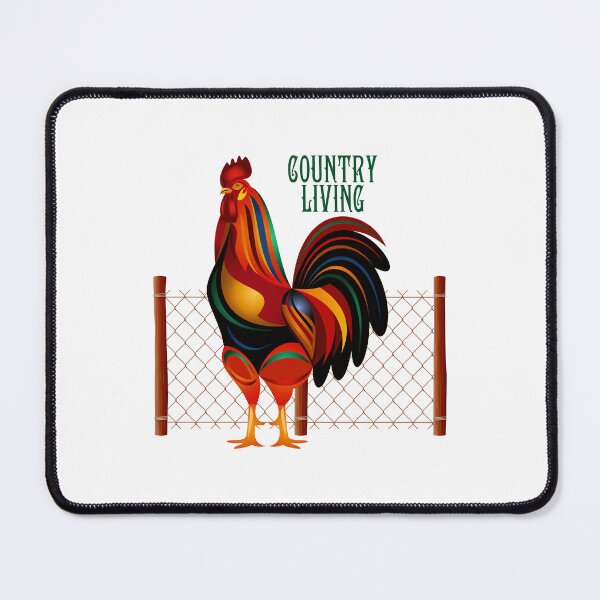 Item preview, Country Living (Rooster on Off White) designed and sold by PawsitiveMum.