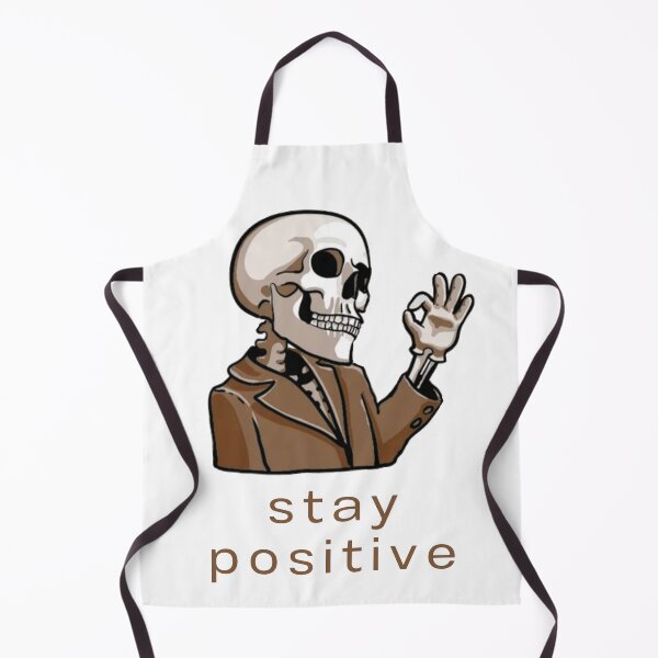 Item preview,  Stay Positive , Reaper , Pegatina impermeable , Hydro Flask Pegatina designed and sold by Wiseth-.