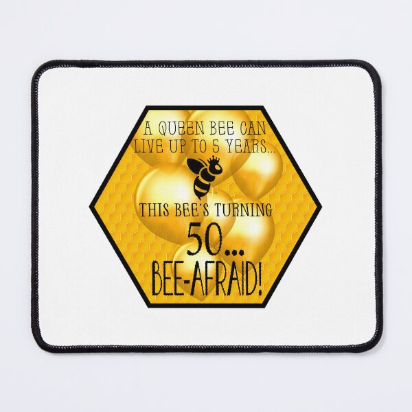 Item preview, Queen Bee Trivia...50th Birthday! #2 (On Golden Yellow) designed and sold by PawsitiveMum.