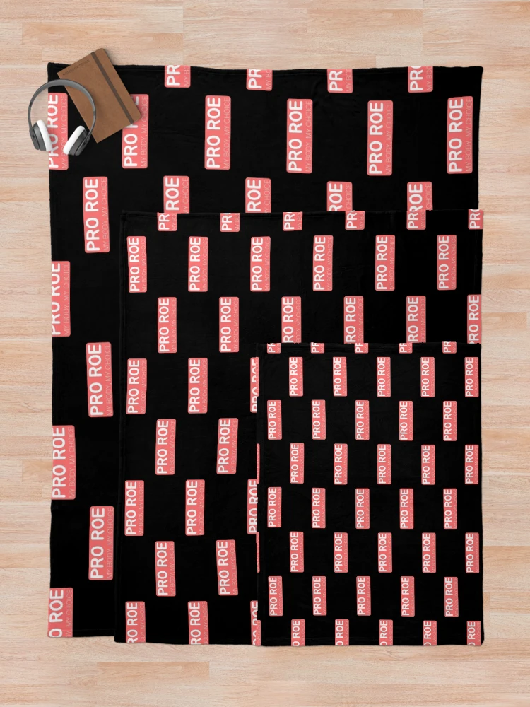 Thumbnail 5 of 6, Throw Blanket, Pro Roe - Defend Roe v Wade - Pro-choice designed and sold by Absolute-Garlic.