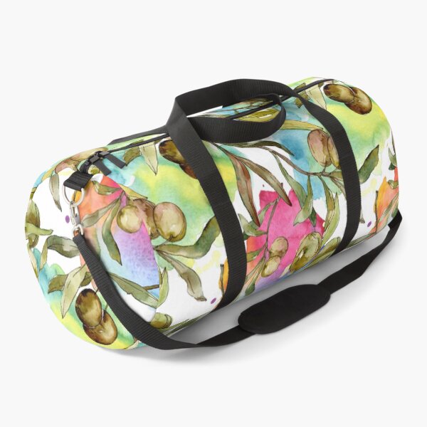 Item preview, Watercolor Abstract Green Olives Pattern designed and sold by silviaol.