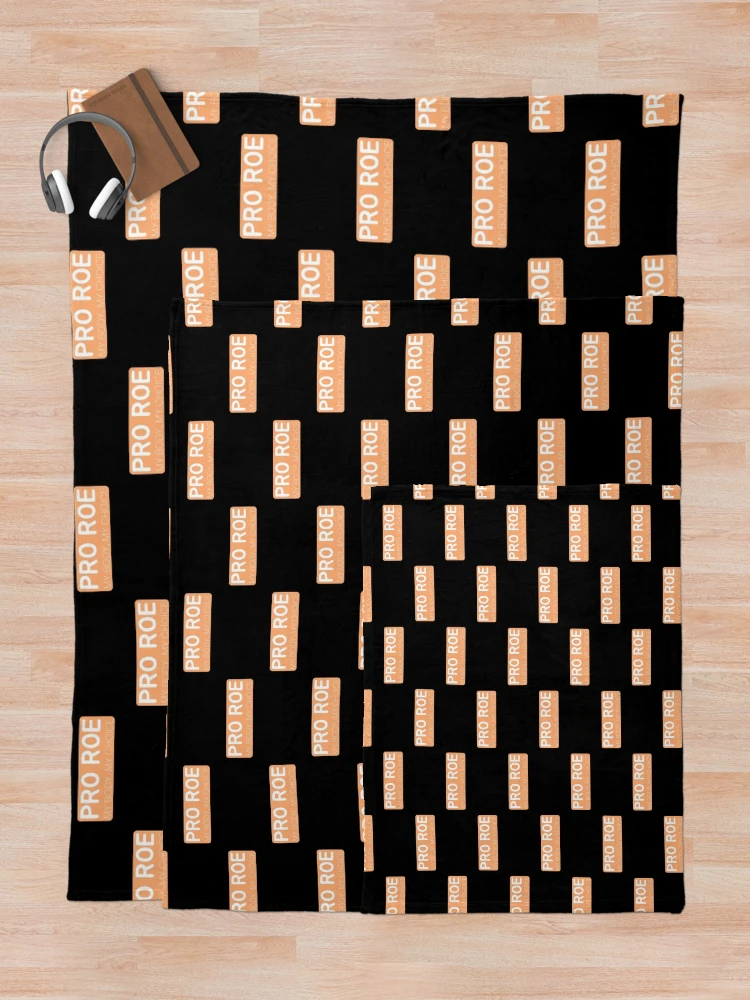Thumbnail 5 of 6, Throw Blanket, Pro Roe - Defend Roe v Wade - Pro-choice designed and sold by Absolute-Garlic.