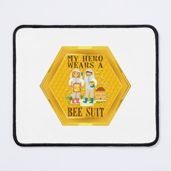 Item preview, My Hero Wears a Bee Suit! (On White) designed and sold by PawsitiveMum.