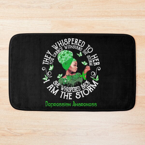 Item preview, Black Girl Fighter Strong I Am The Storm Depression Awareness designed and sold by Mnrshirley.