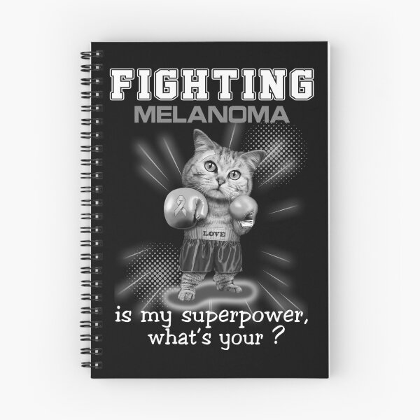 Item preview, Funny Cat Fighting Melanoma Is My Superpower What's Your designed and sold by Kohend.