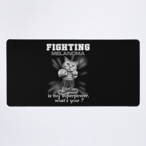 Item preview, Funny Cat Fighting Melanoma Is My Superpower What's Your designed and sold by Kohend.
